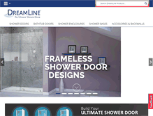 Tablet Screenshot of dreamline.com